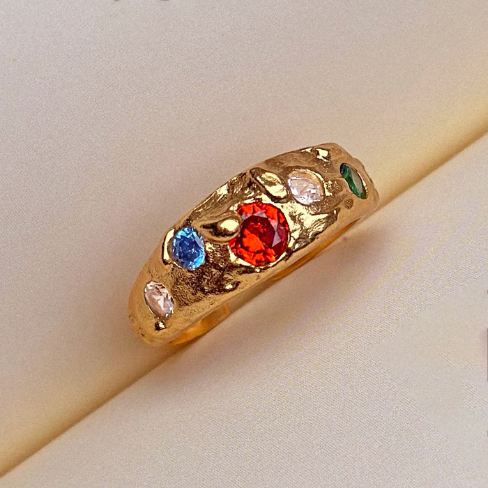 Anello Veyra Oro Rosso