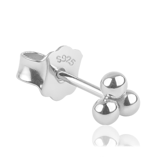 Silver Mini Balls Earring