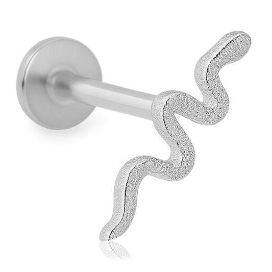 Silver Serpy Earring