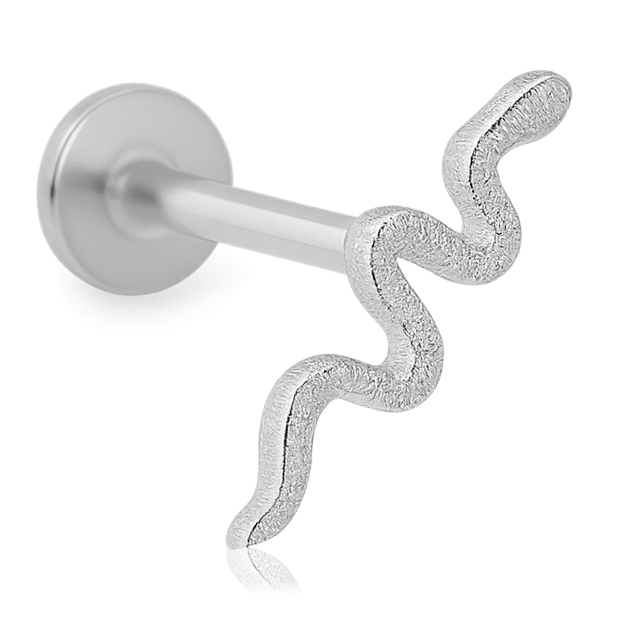 Silver Serpy Earring