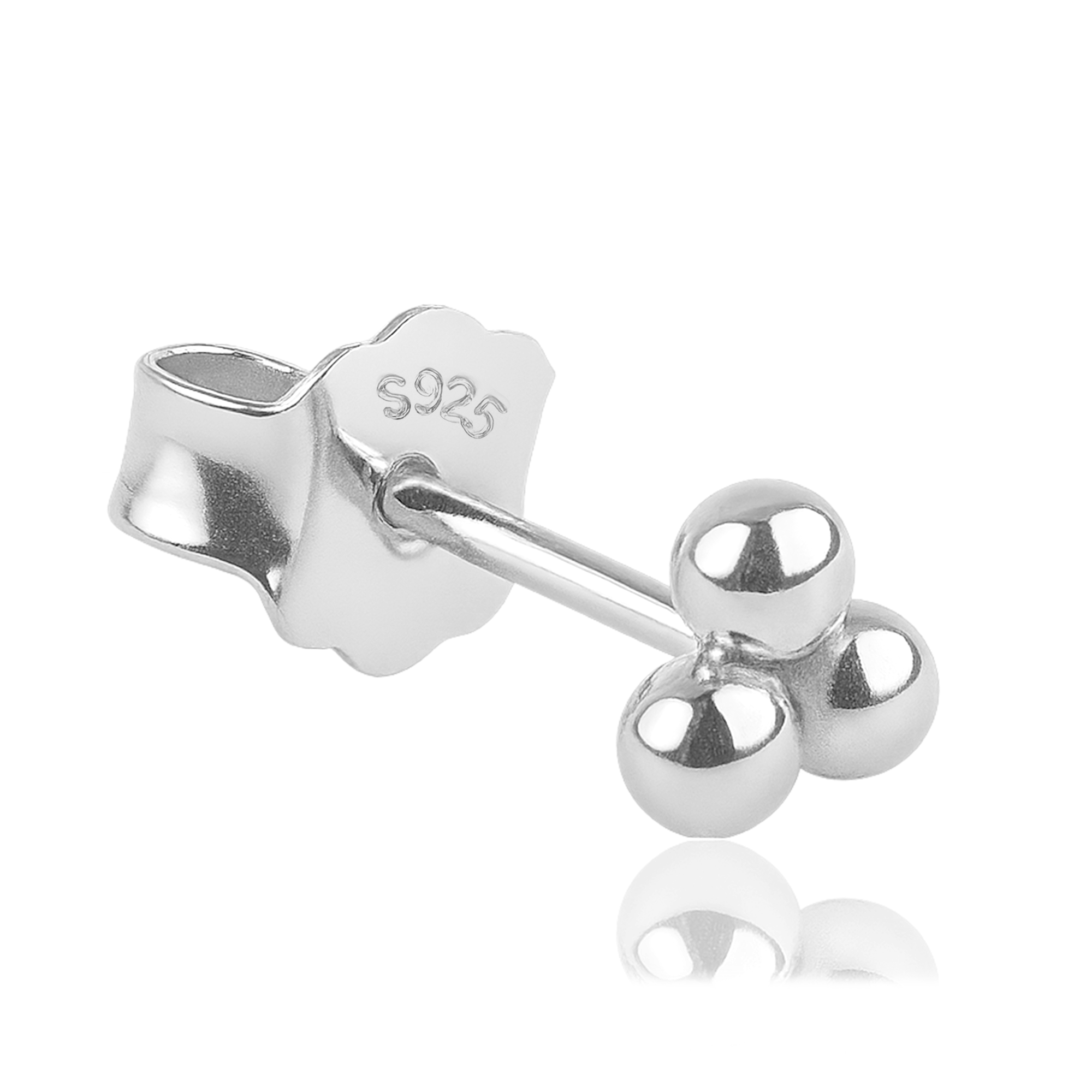 Silver Mini Balls Earring
