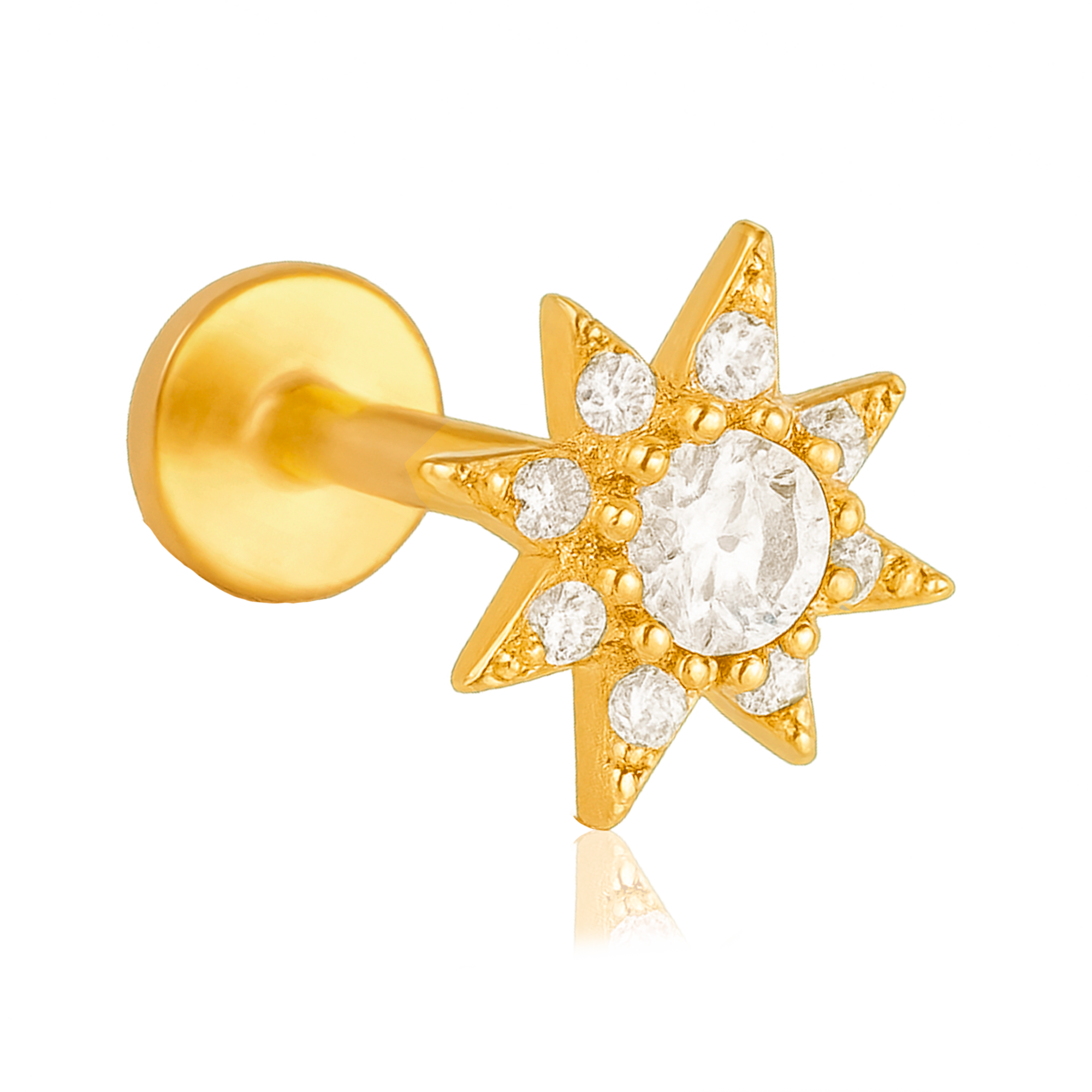 Polaris Gold Earring