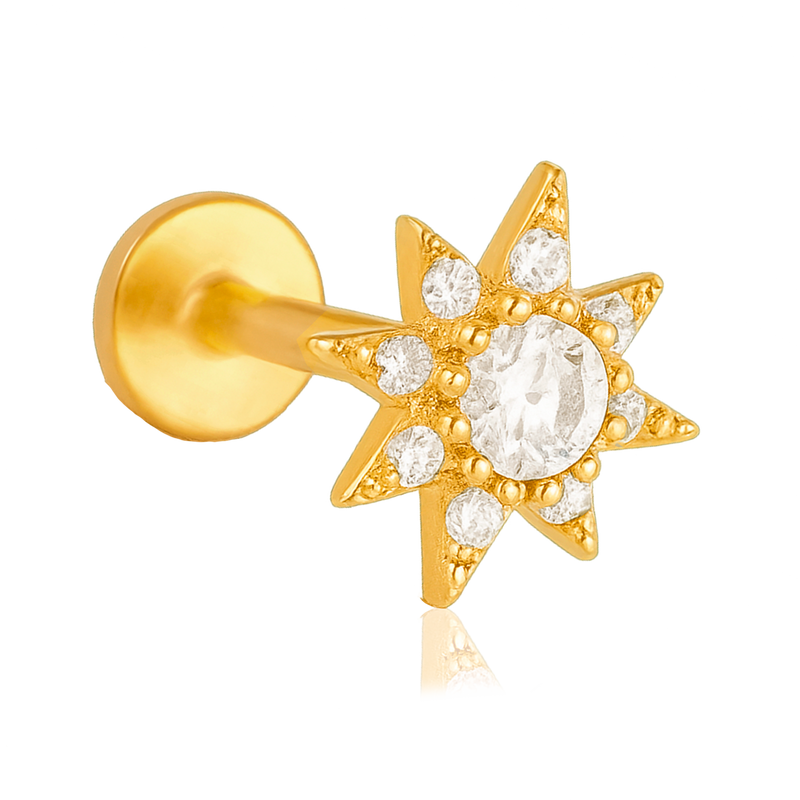 Polaris Gold Earring