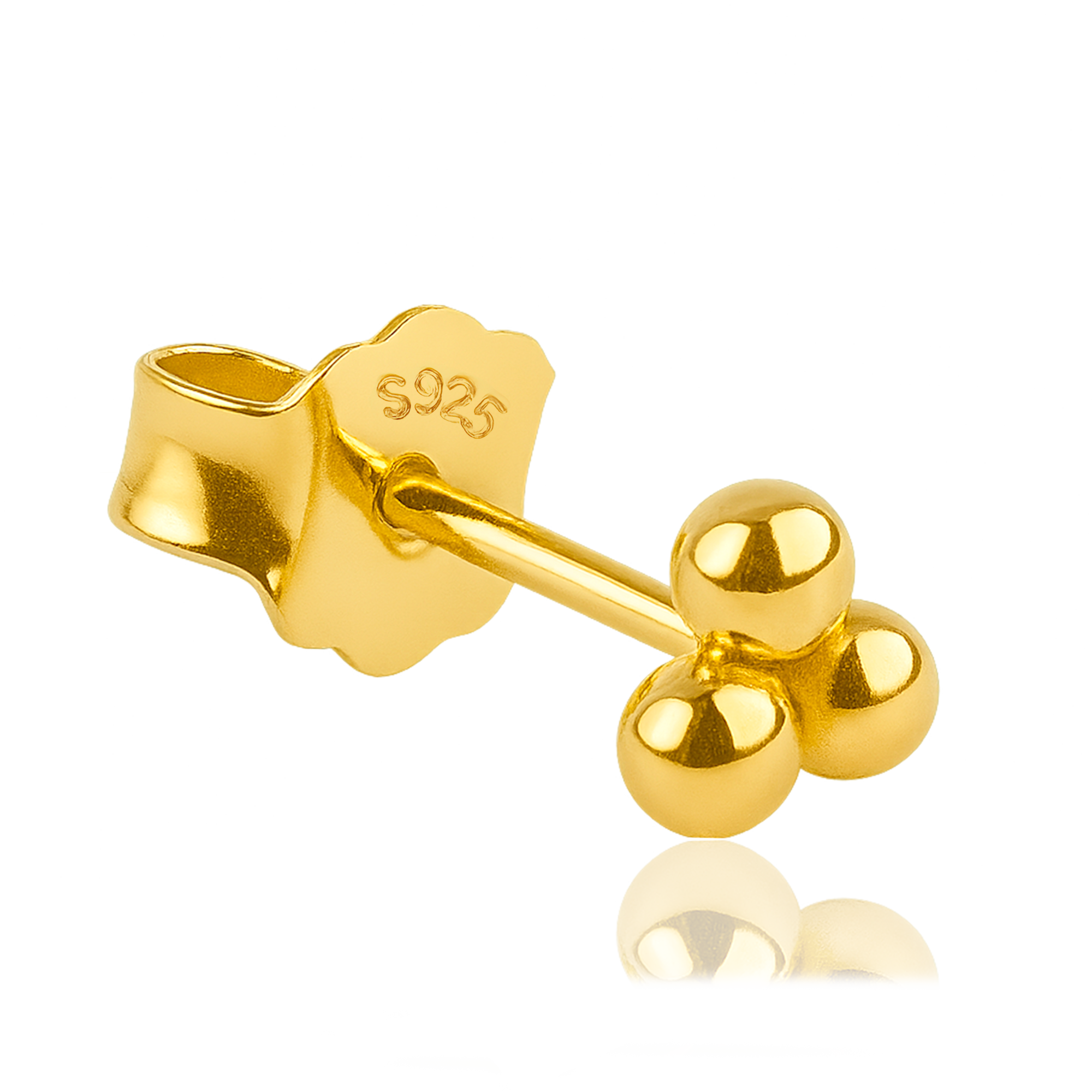 Pendiente Mini Bolitas Oro