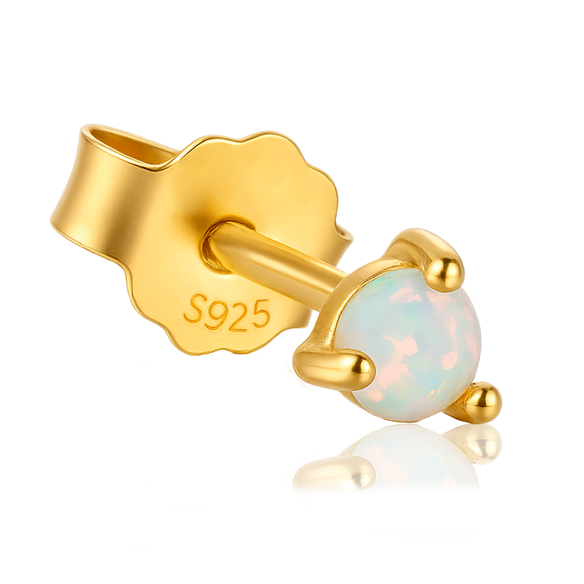 Gold Mini Dragonfly Earring