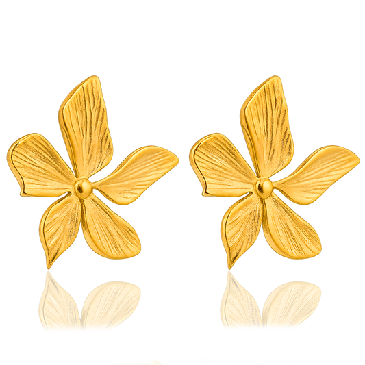 Pendientes Blume Oro