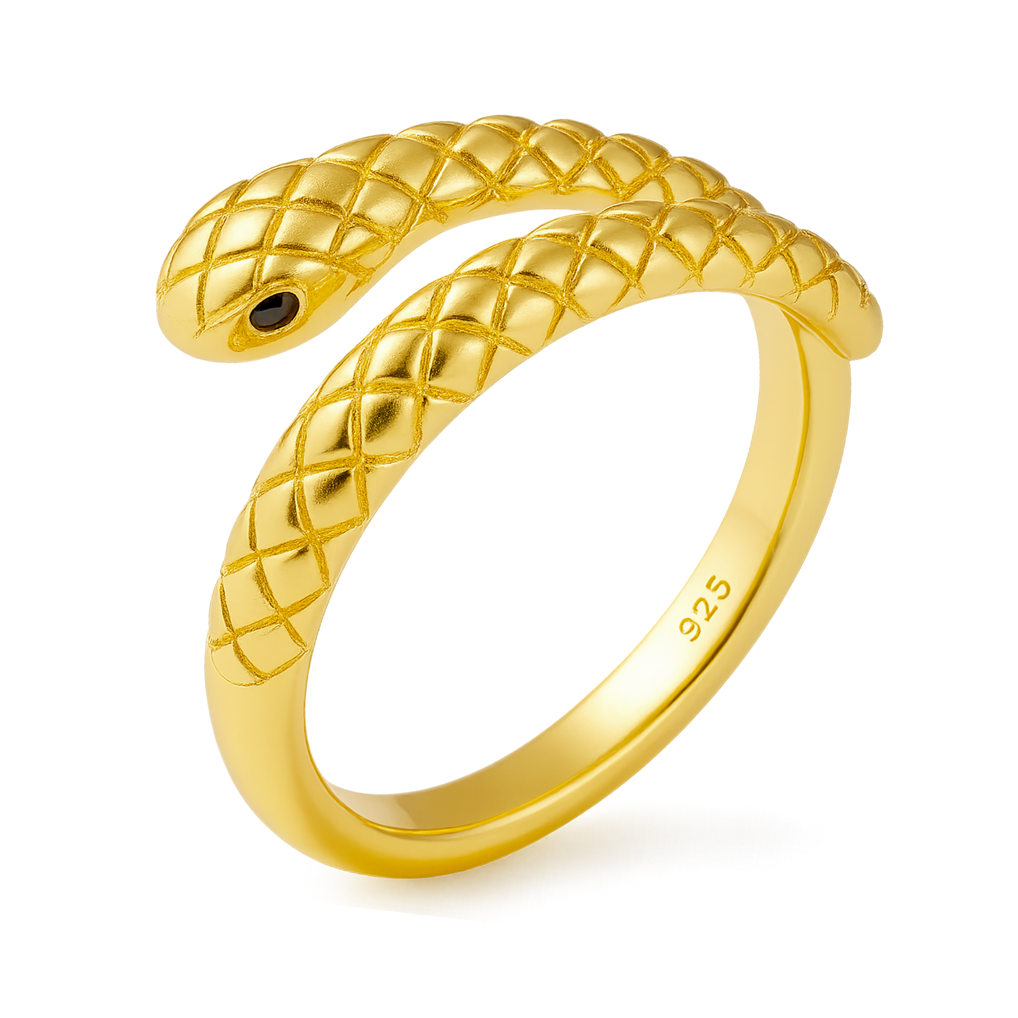 Gold Serpent Ring 
