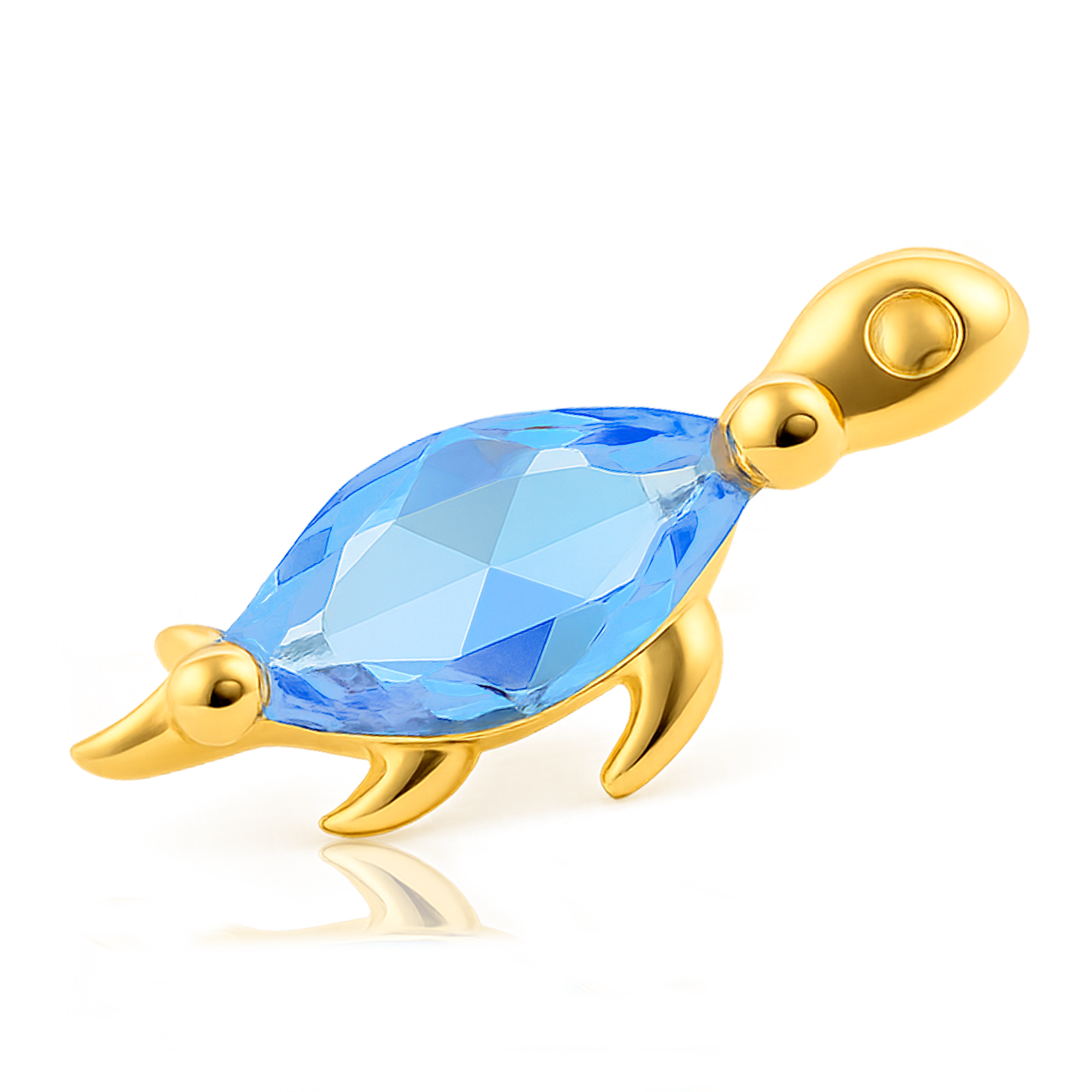 Pendiente Light Blue Dino
