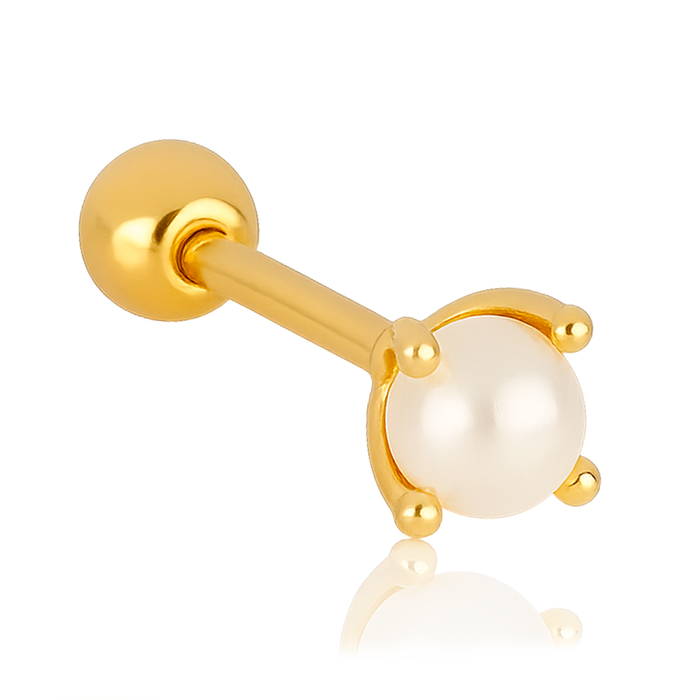Pendiente Perlita Oro