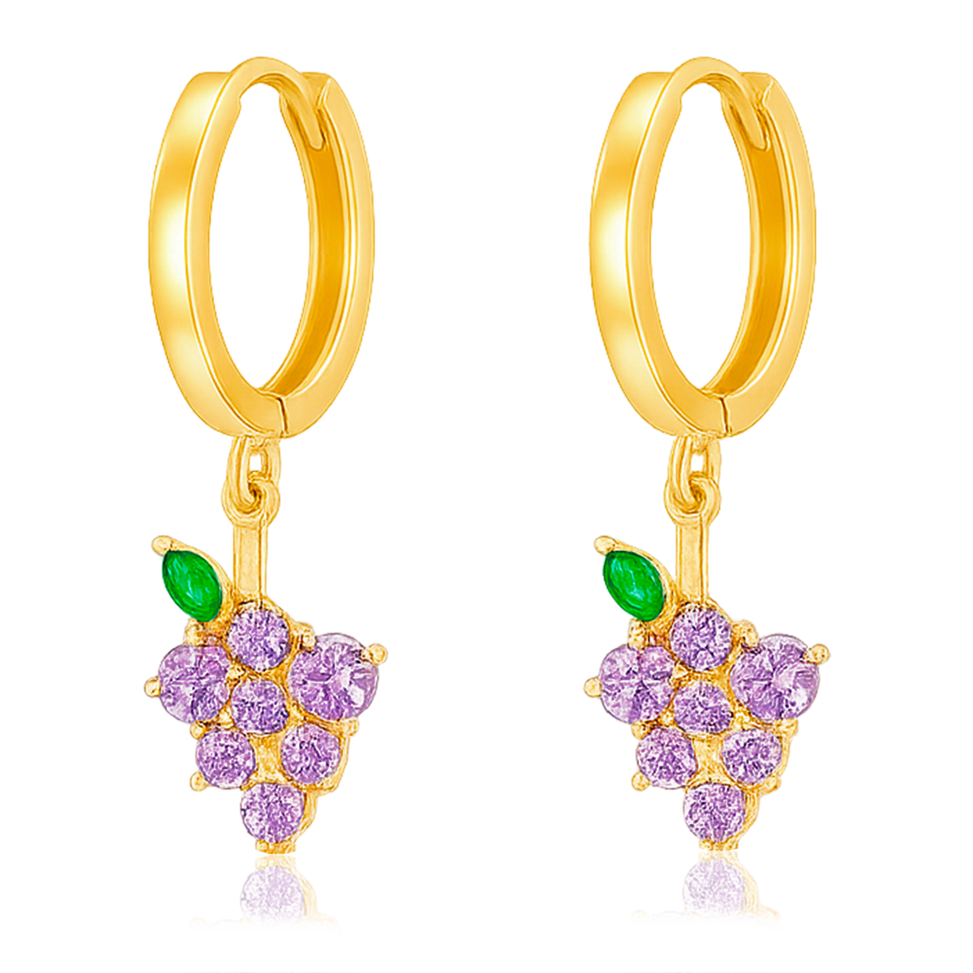 Aros Uvas Oro
