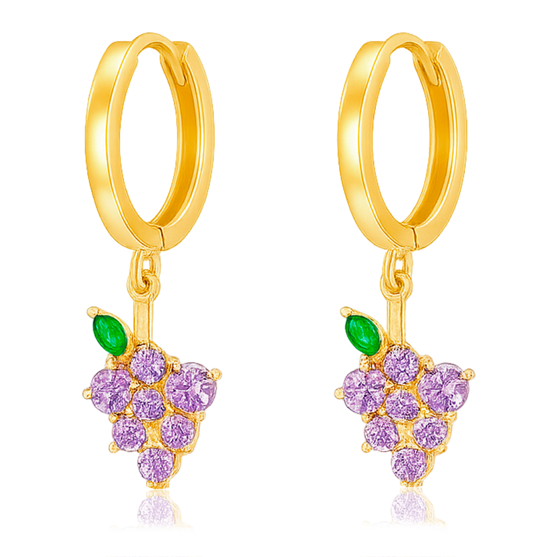 Aros Uvas Oro
