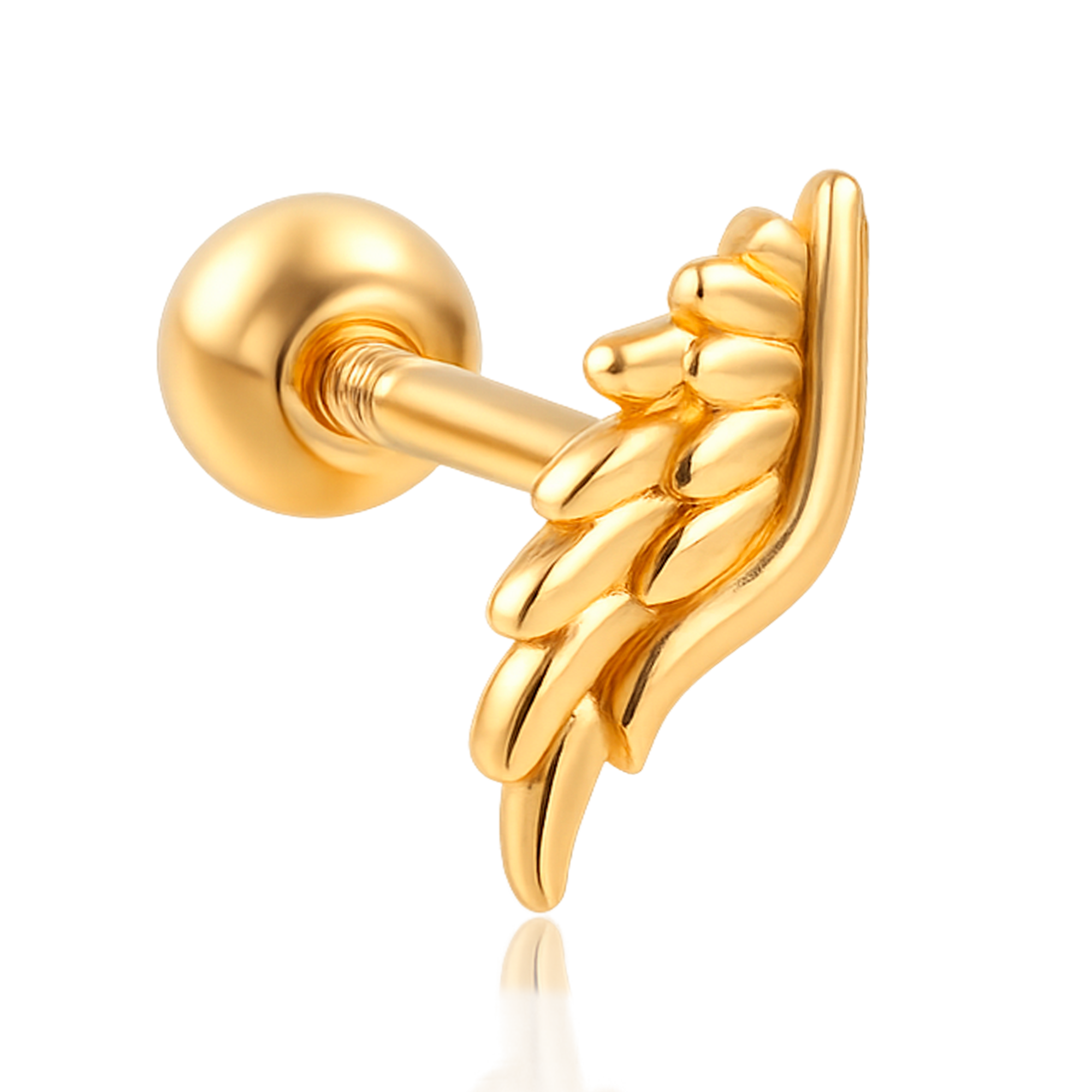 Hermes Gold Earring
