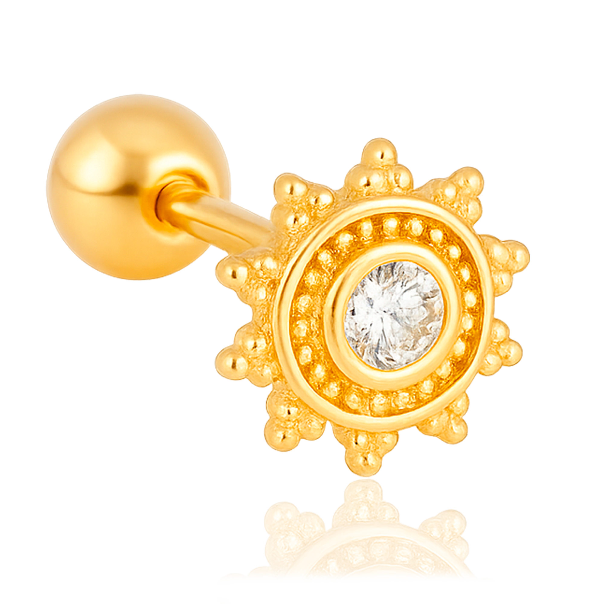 Zan Gold Earring