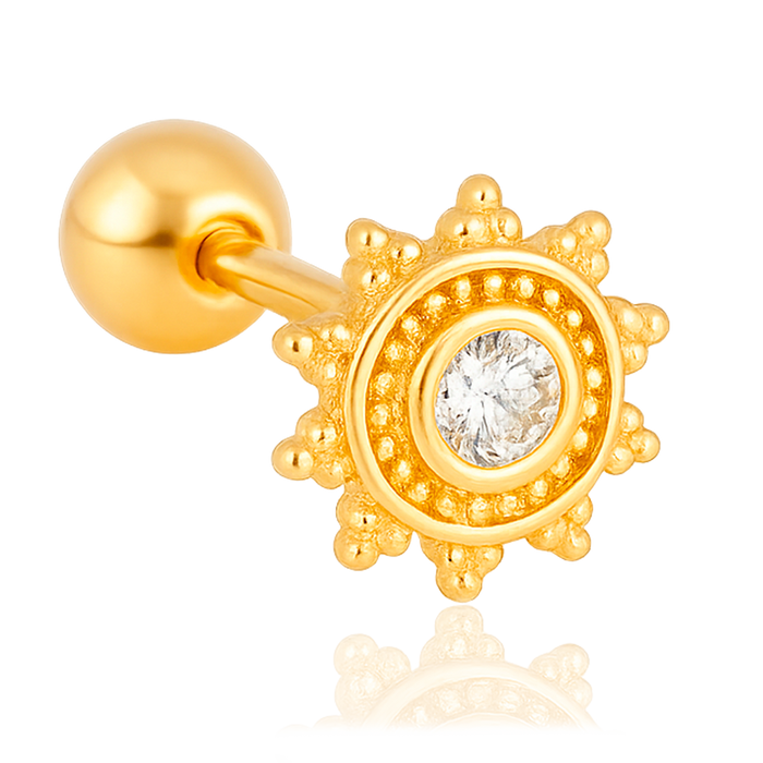 Zan Gold Earring