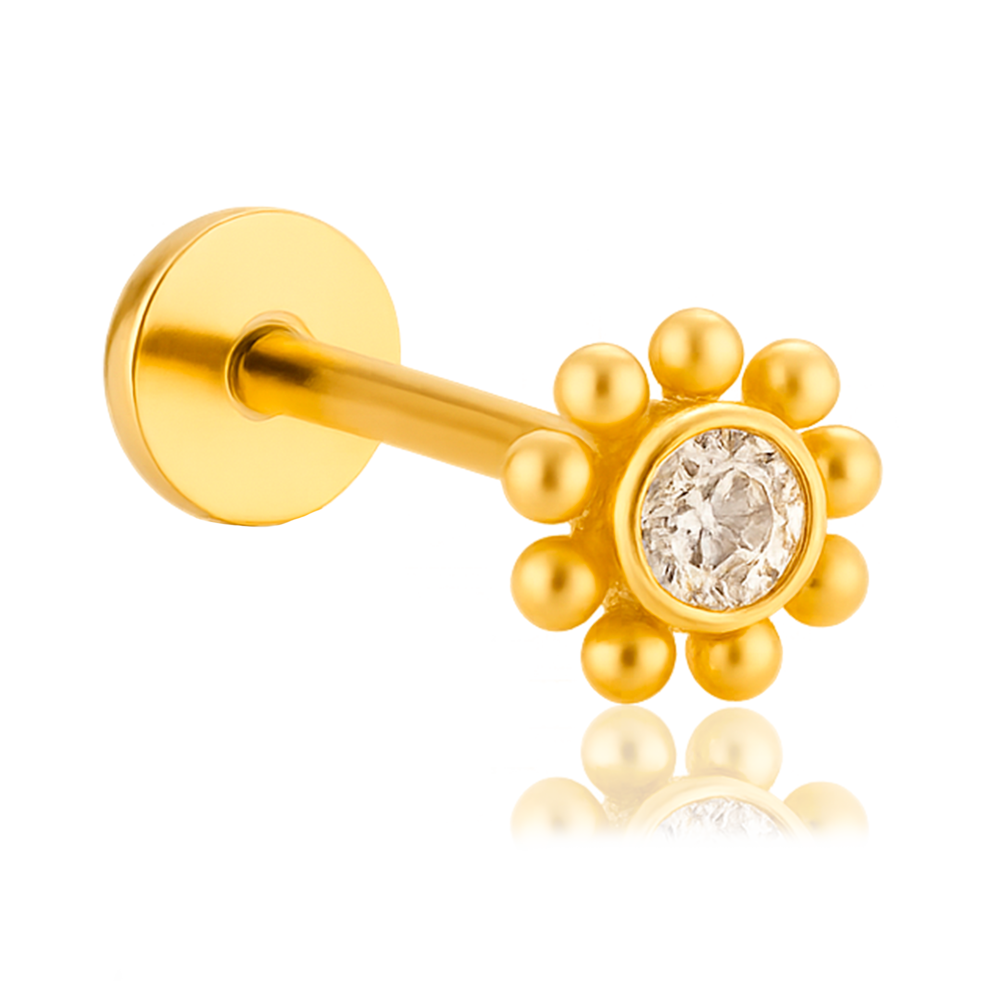 Polaris Gold Earring