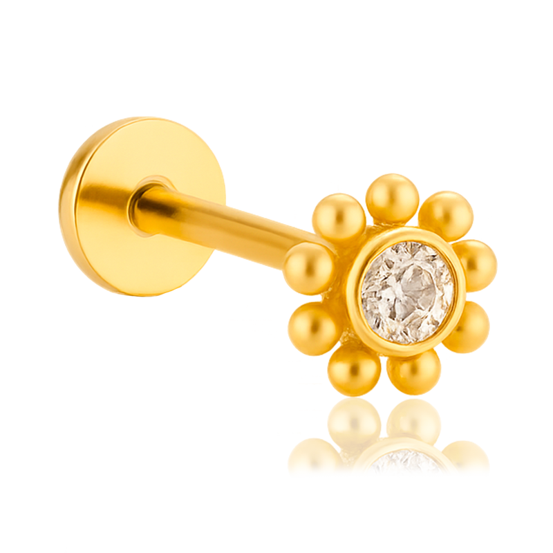Polaris Gold Earring