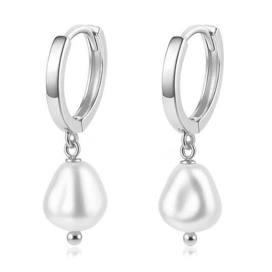 Silver Venice Hoops
