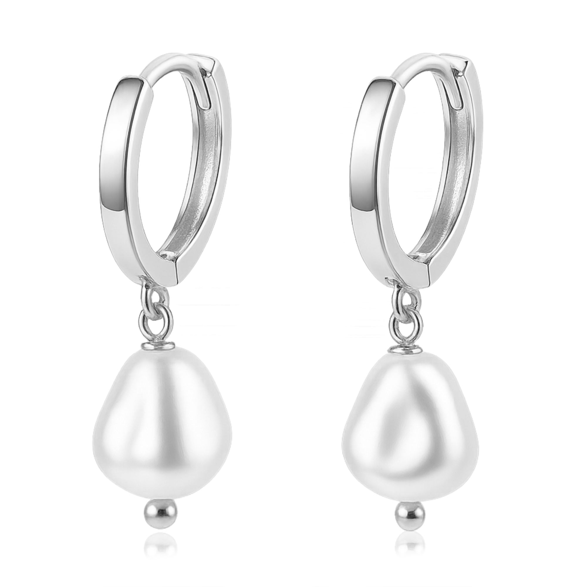Silver Venice Hoops