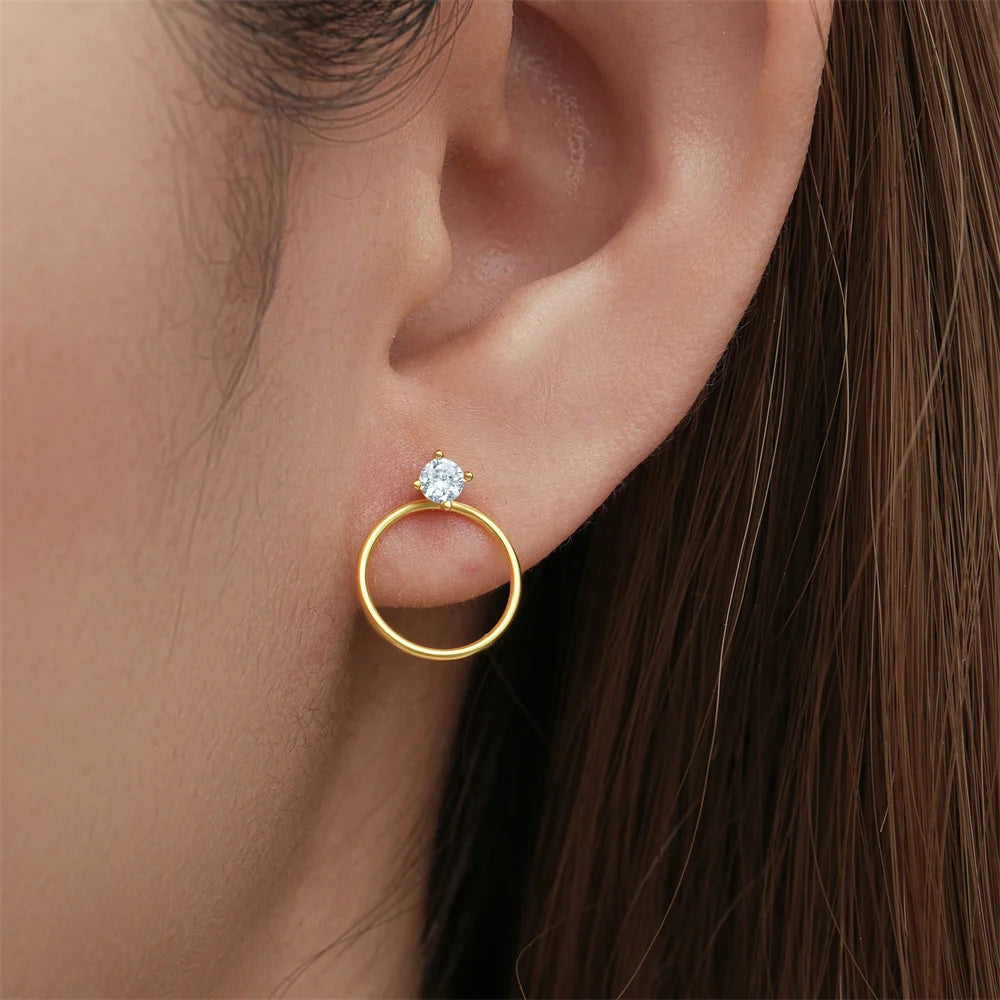 Pendientes Circle Oro