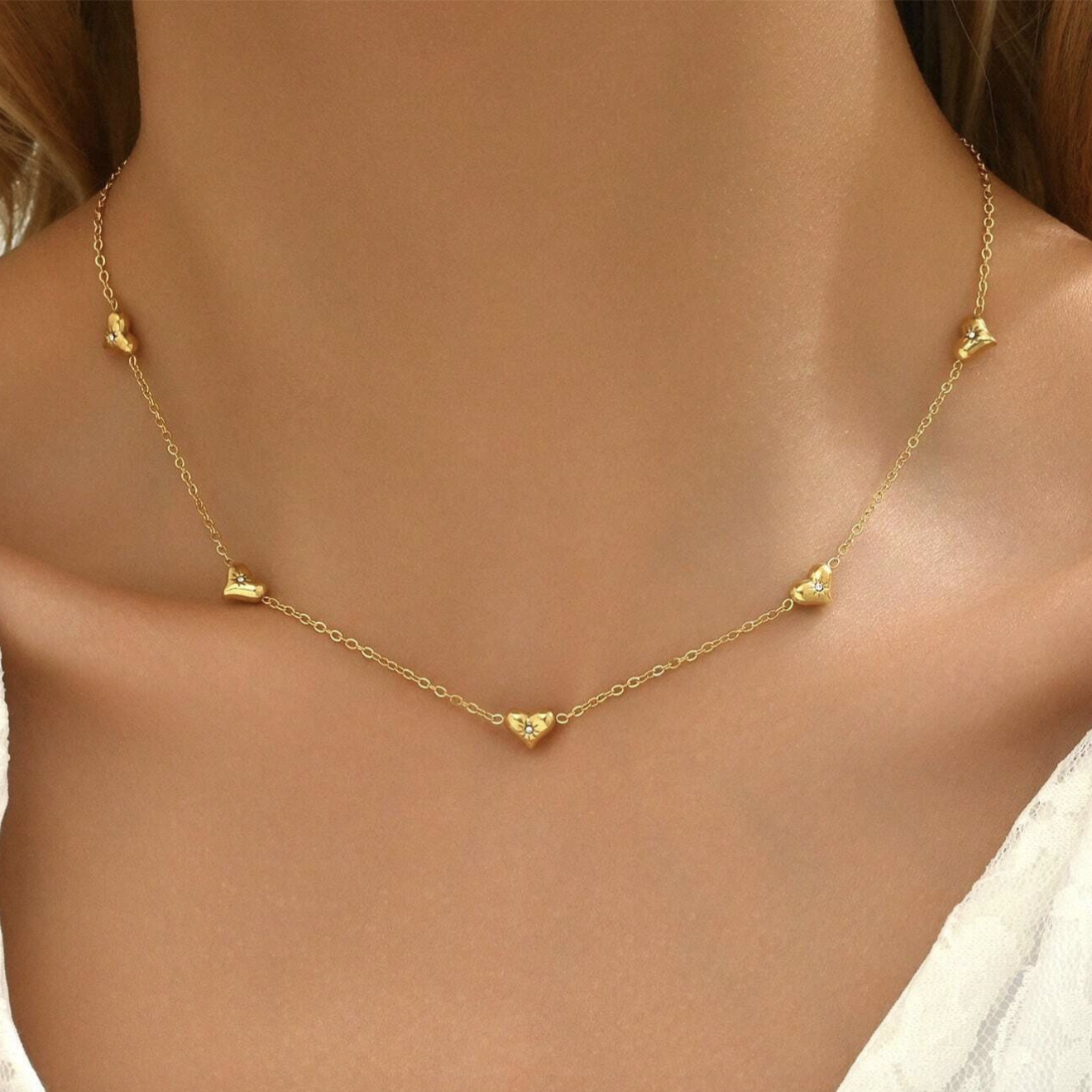 Choker Shiny Love Oro