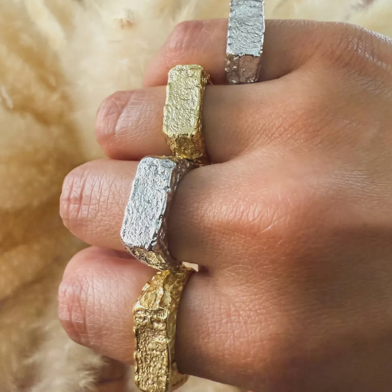 Anillo Rokha Plata