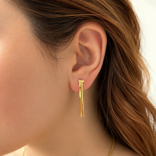 Stella Gold Earrings 