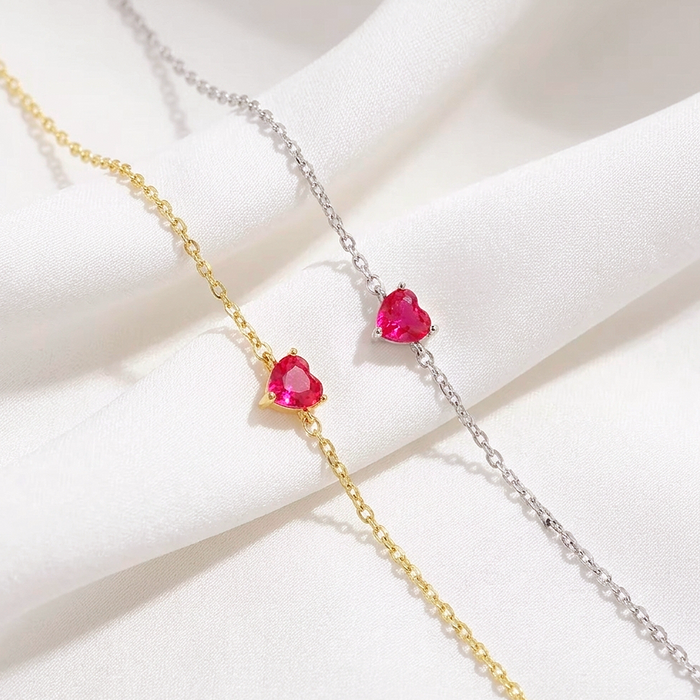 Pulsera Pink Heart Oro