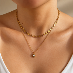 Gold Sun Necklace