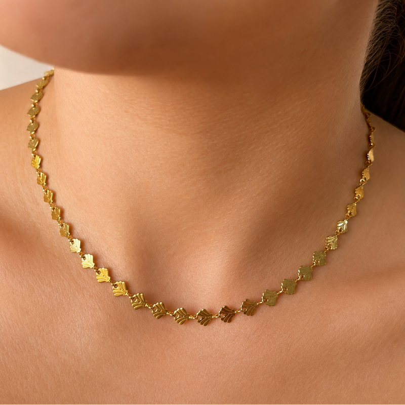 Choker Mini Shells Oro