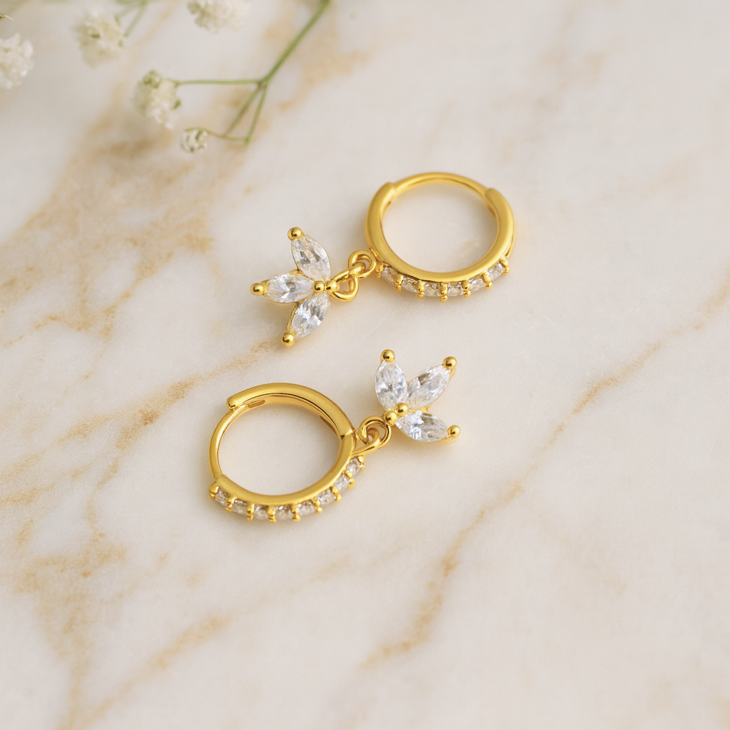 Stella Gold Earrings 