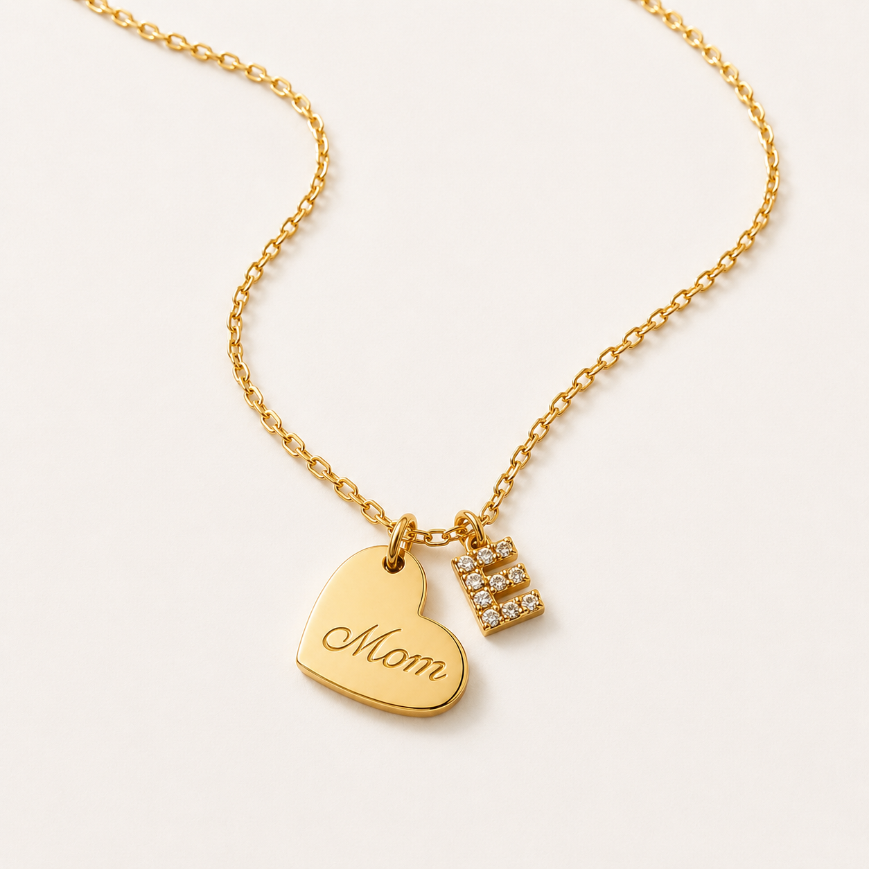 Collana 3D Mini Cuore Oro