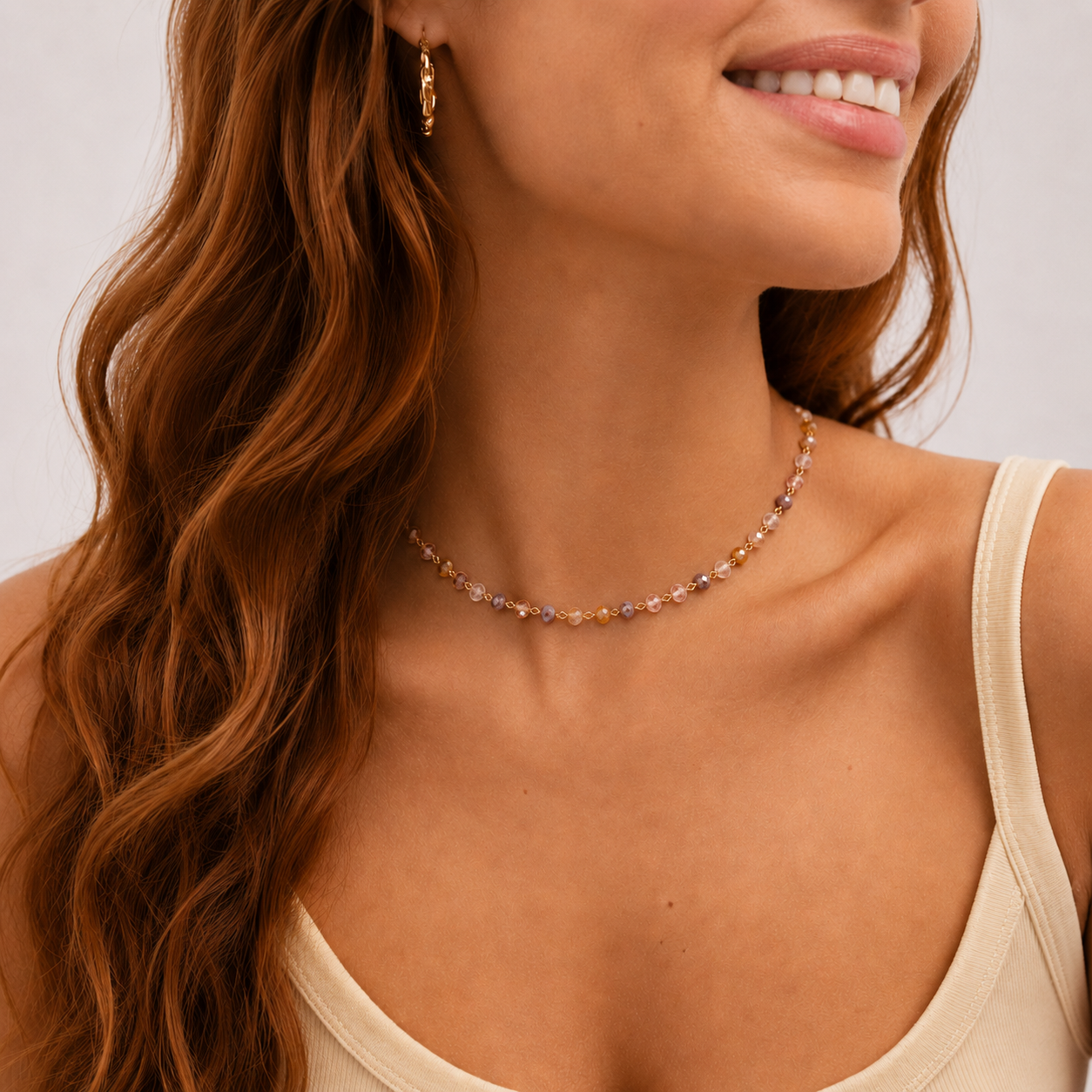 Choker Perline Mermaid Oro