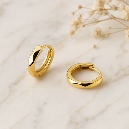 Axelia Gold Earrings