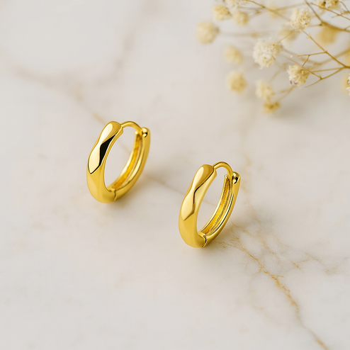 Axelia Gold Earrings