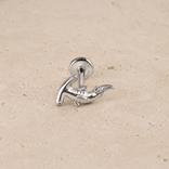 Pendiente Tiburón Martillo Plata
