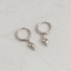 Aros Caracola Marina Plata