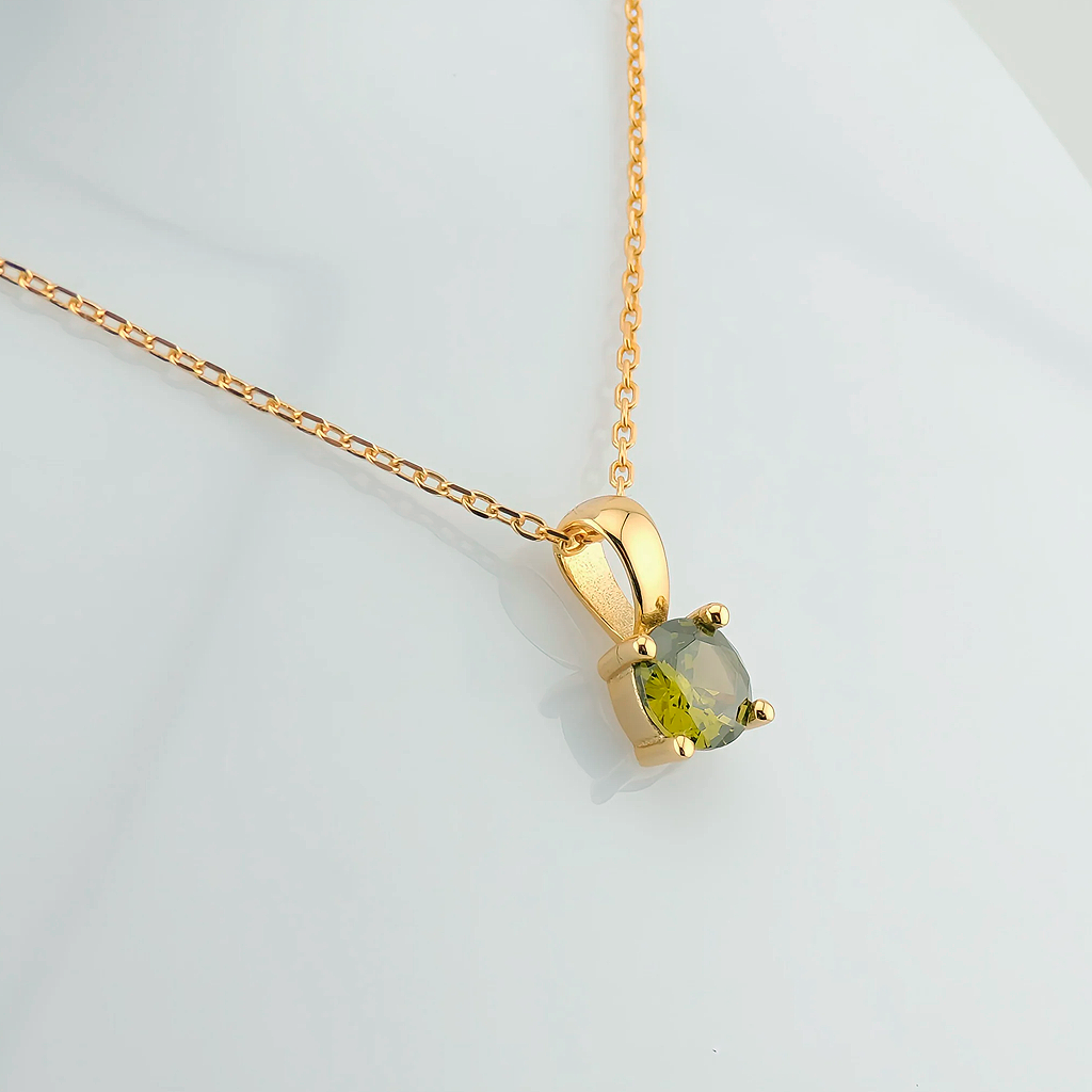 Green Dot Necklace 