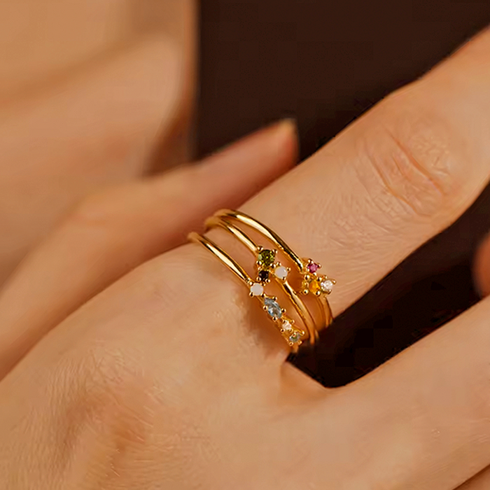 Blue Minerva ring 