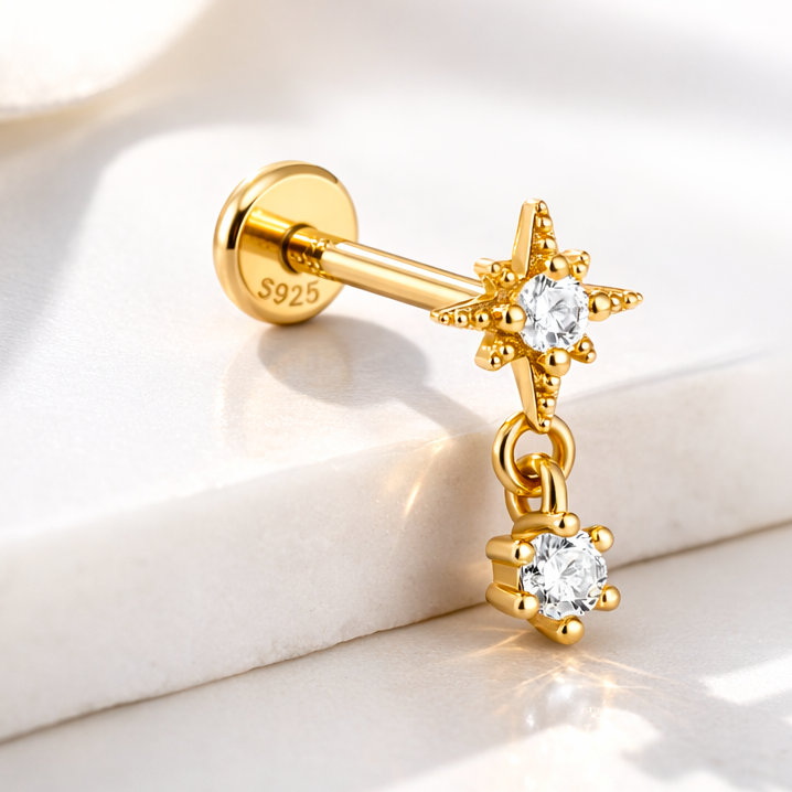 Pendiente Stella Drop Oro