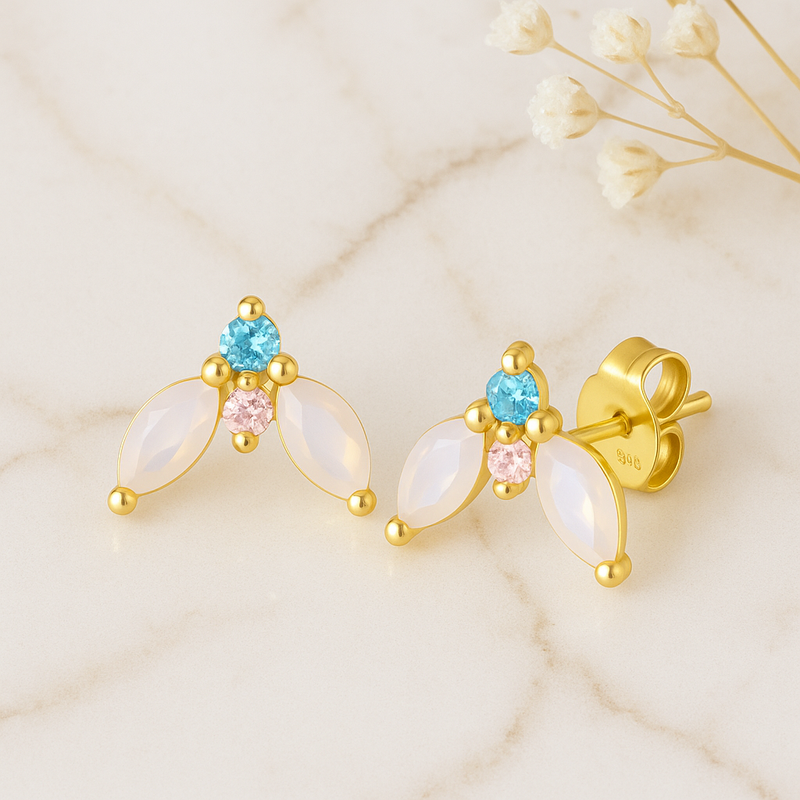 Pendientes Celeste Nai Oro