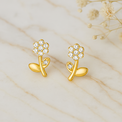 Stary Gold Earrings