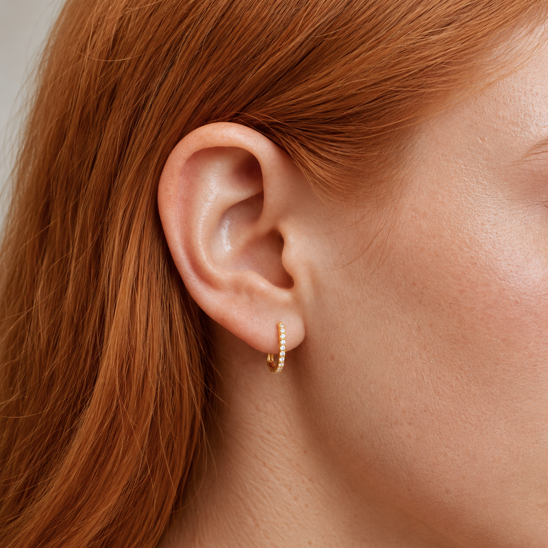 Soraya Gold Earrings 