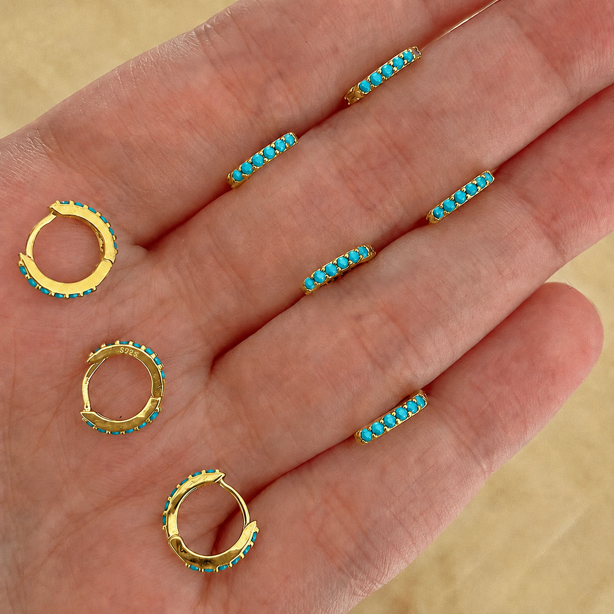 Orecchino Mini Rainbow - 7mm