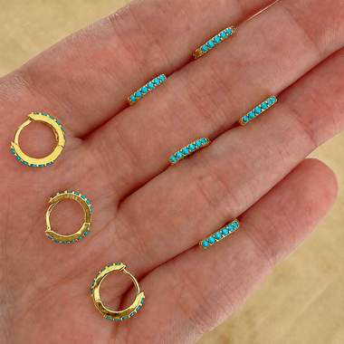 Aro Mini Turquesas - 7mm