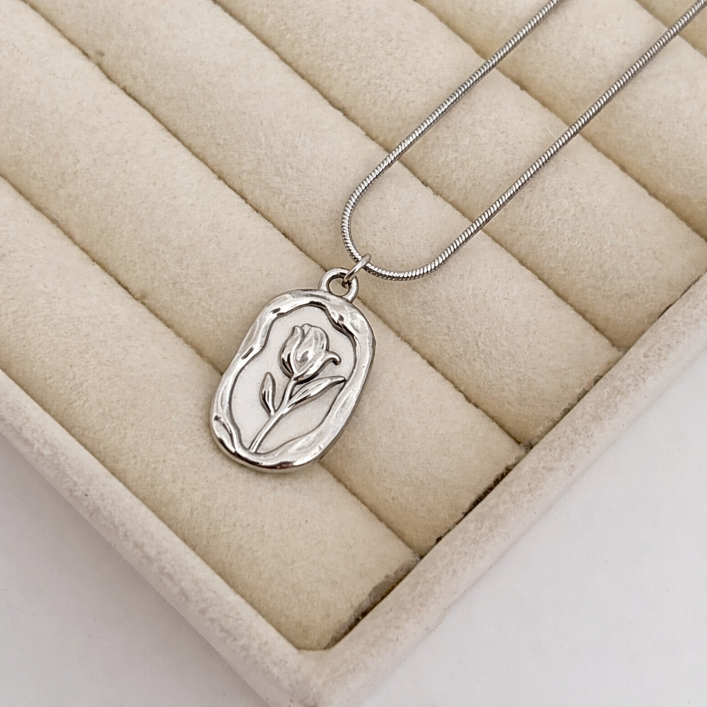 Collar Tulipán Plata