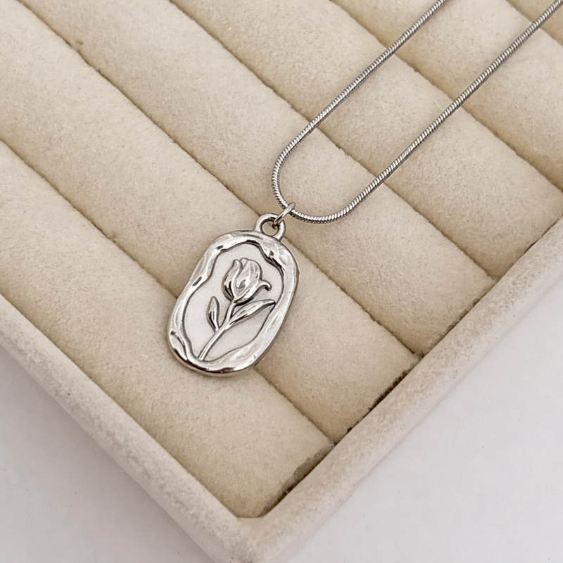 Collana Tulipano Argento