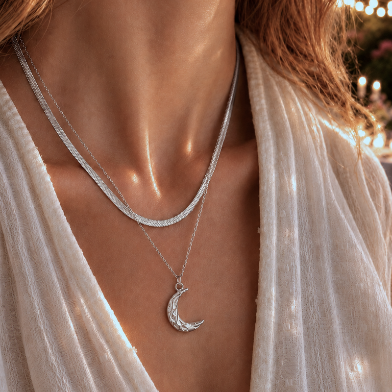 Collar Moony Plata
