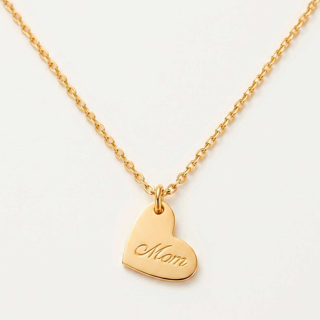 Collana 3D Mini Cuore Oro