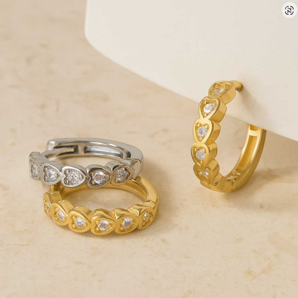 Axelia Gold Earrings