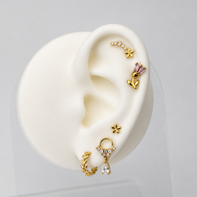 pizza earring